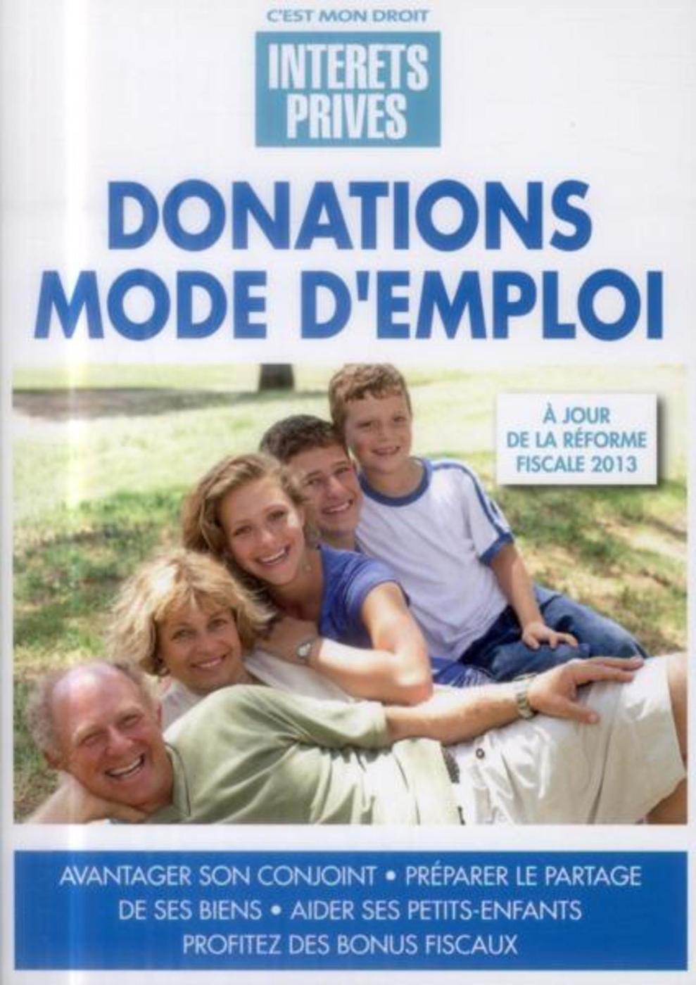 Donations mode d'emploi