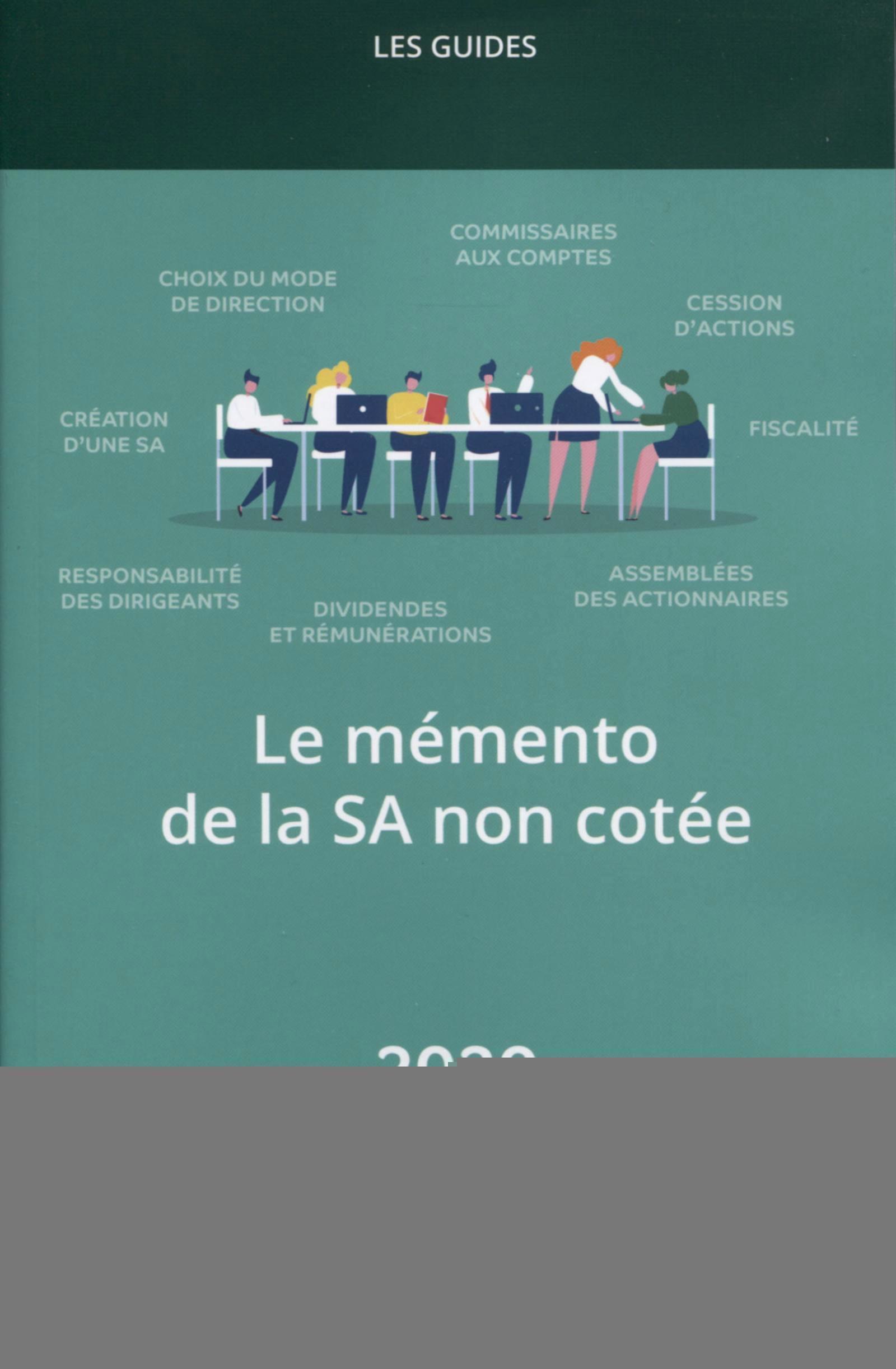 Le mémento de la SA non cotée 2020