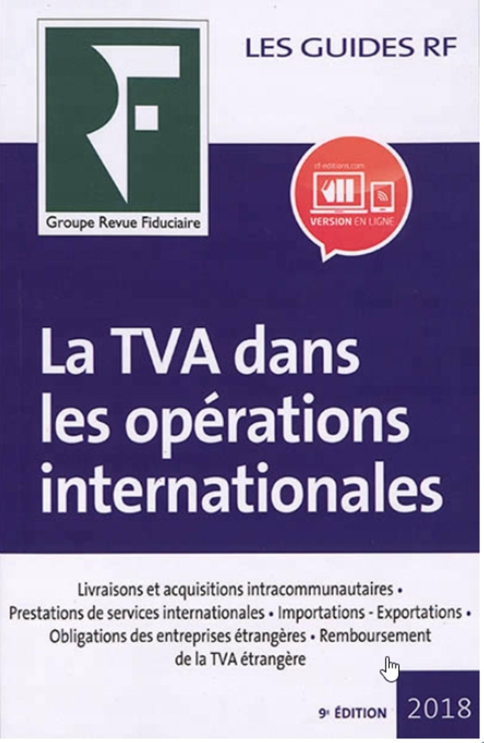 La TVA dans les opérations internationales 2018
