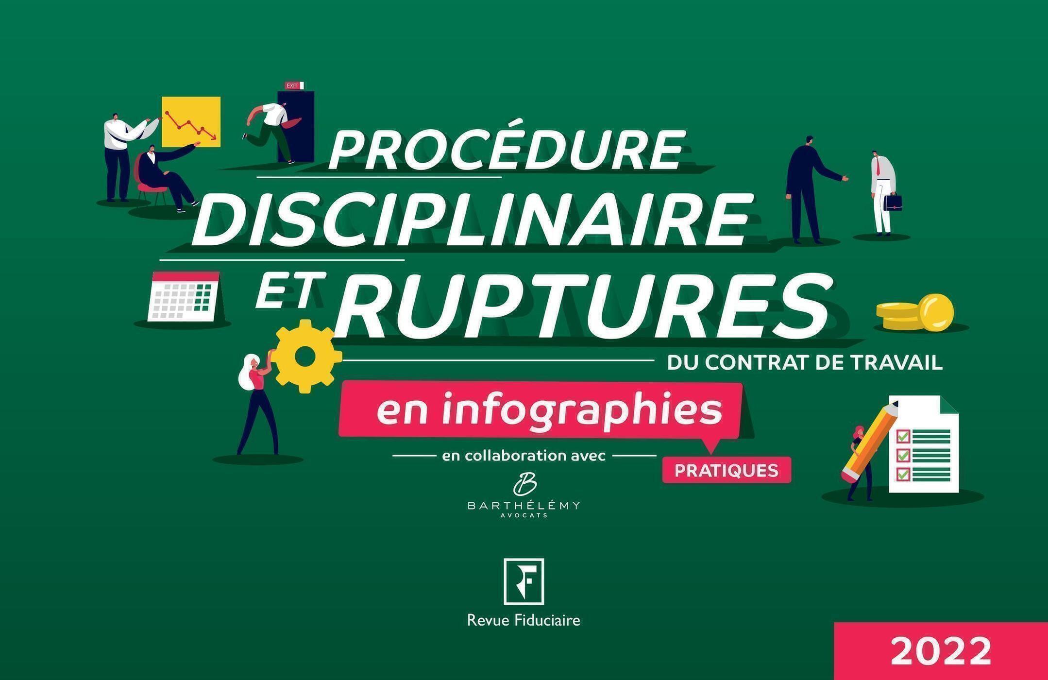 Procédure disciplinaire et ruptures du contrat de travail en infographies pratiques 2022