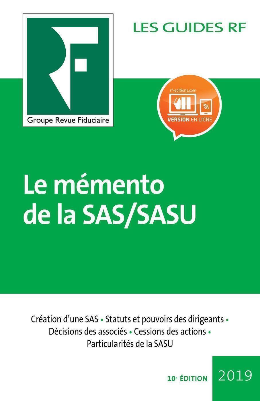 Le mémento  de la SAS/SASU