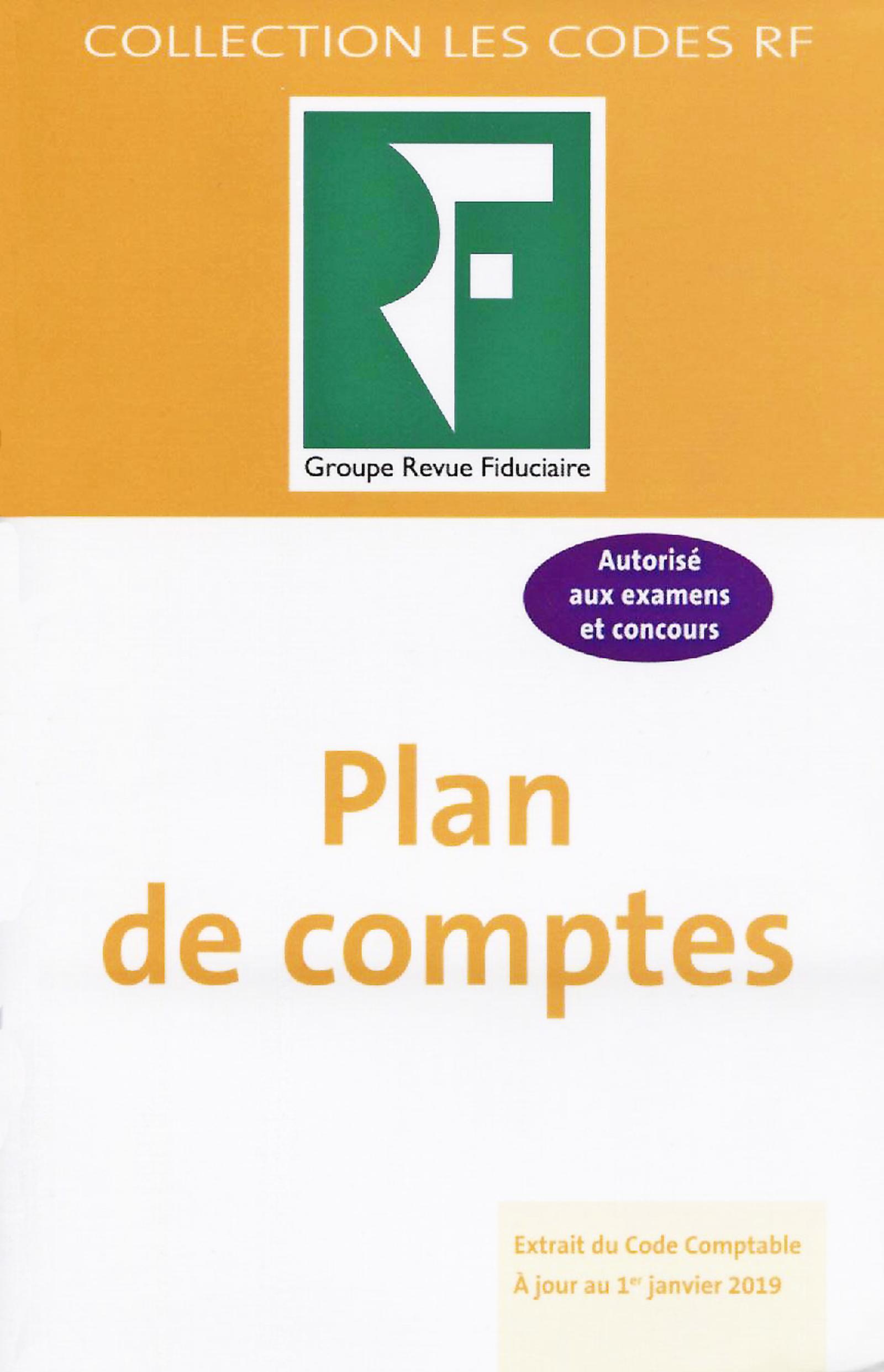 Plan de comptes 2019
