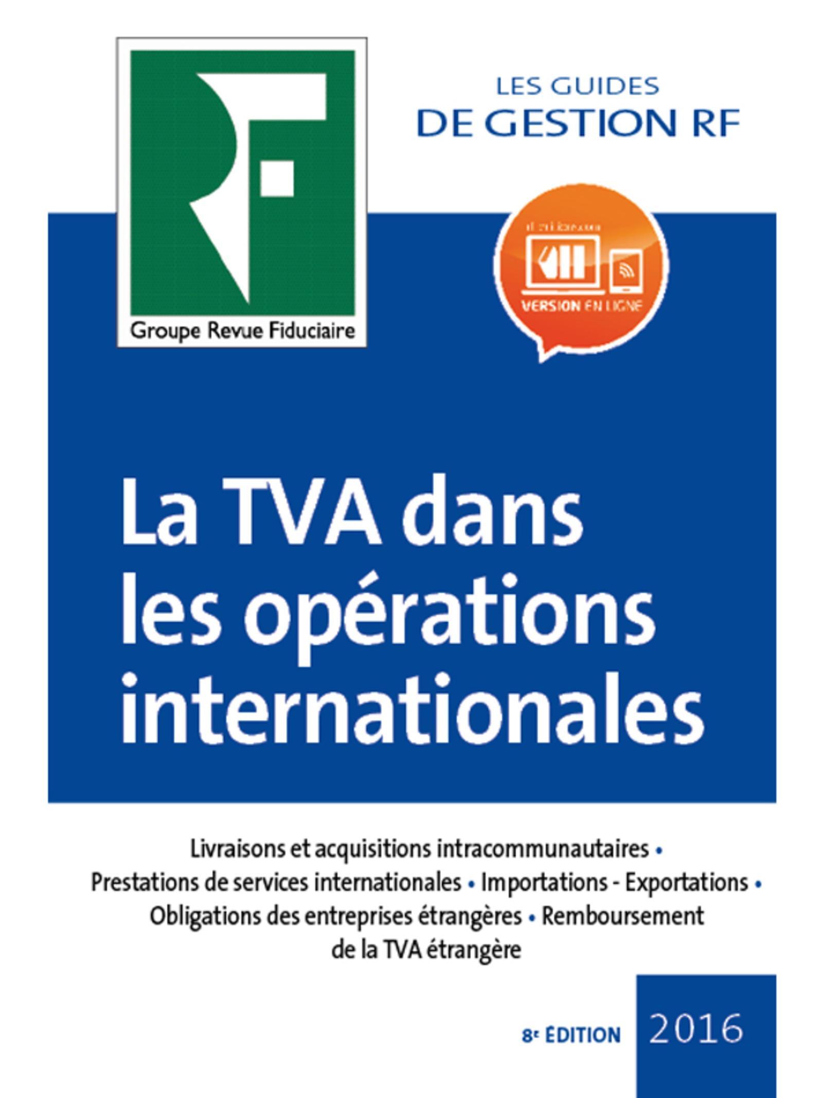 LA TVA DANS LES OPERATIONS INTERNATIONALES 2017