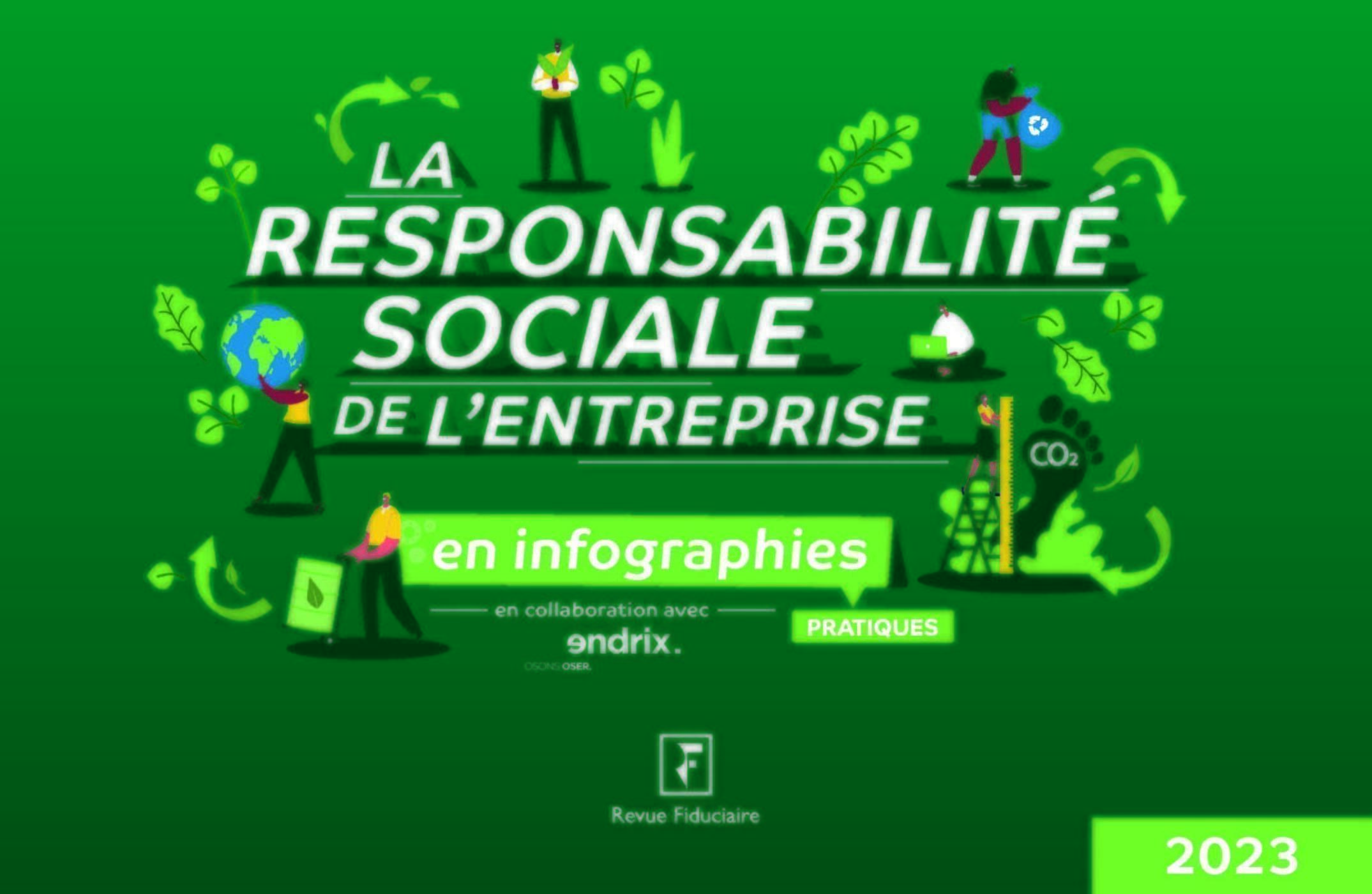 La Responsabilité Sociale de l'Entreprise en infographies pratiques 2023
