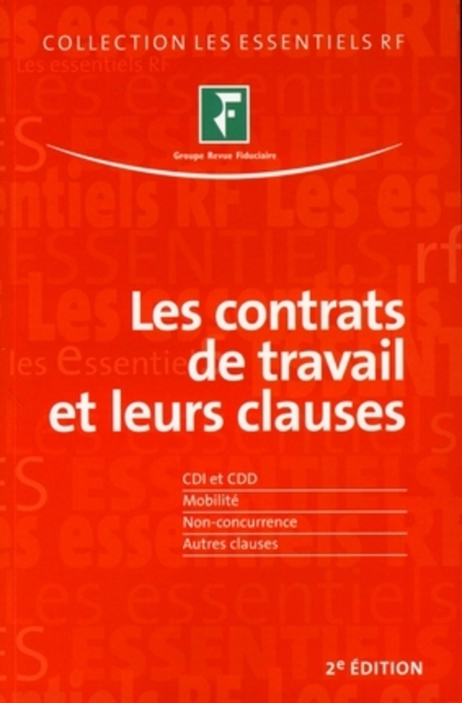 LES CONTRATS DE TRAVAIL ET LEURS CLAUSES