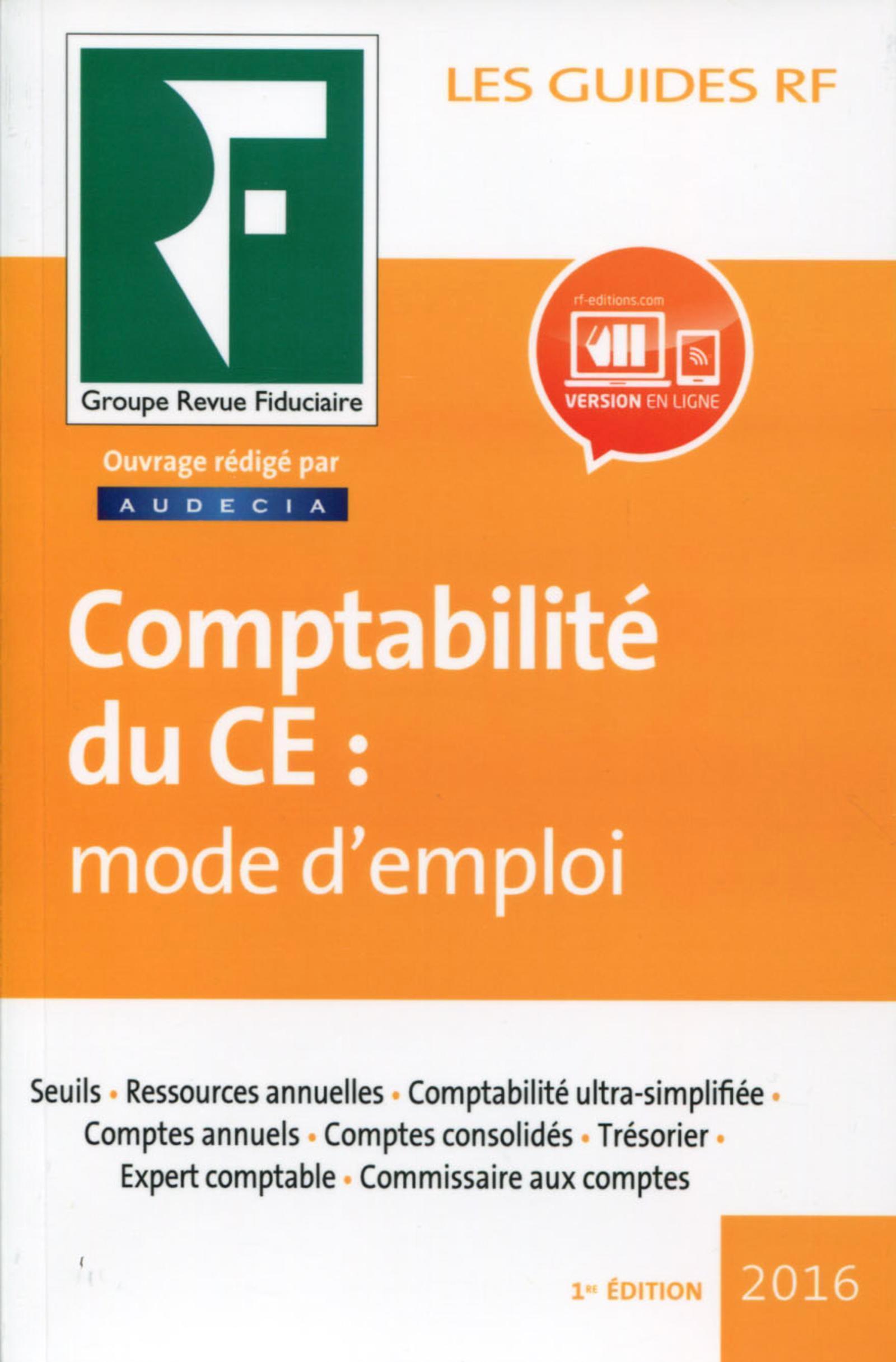La compta du CE : mode d'emploi - 2016