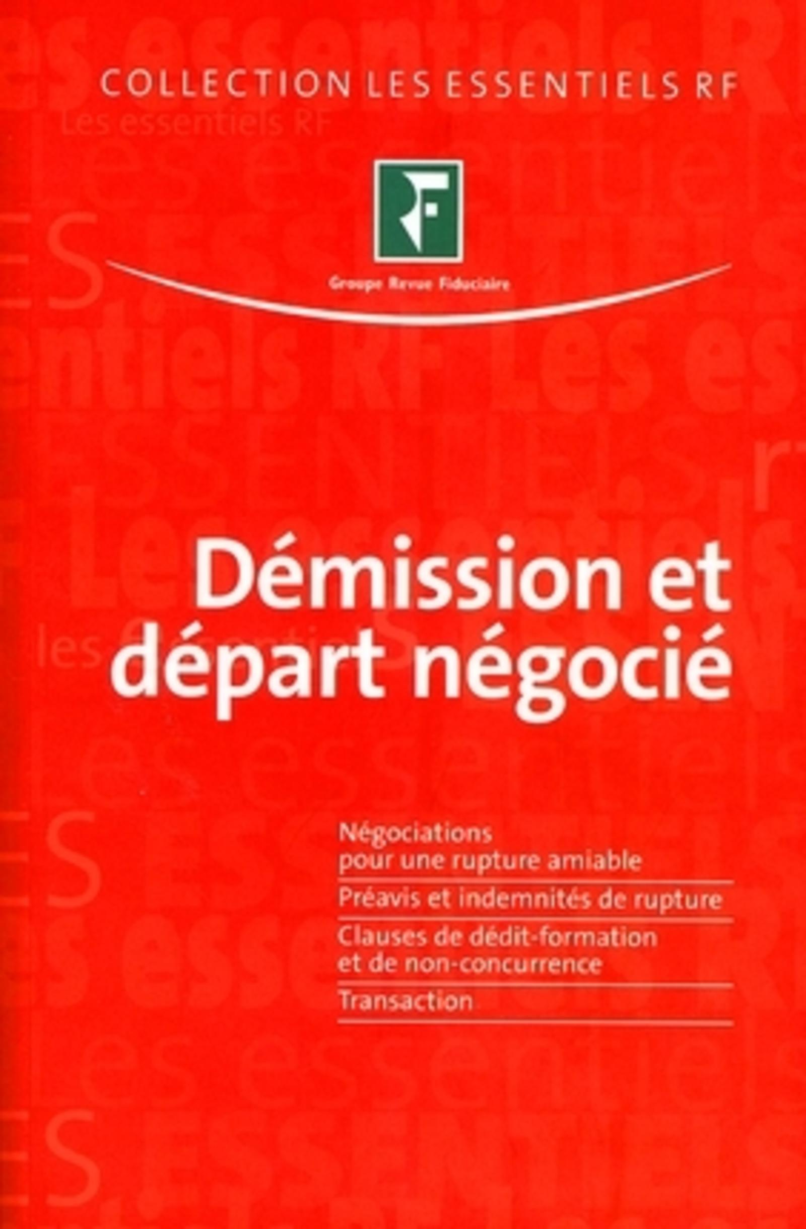 DEMISSION ET DEPART NEGOCIE. FAIT PARTIE DU PRESENTOIR G90945