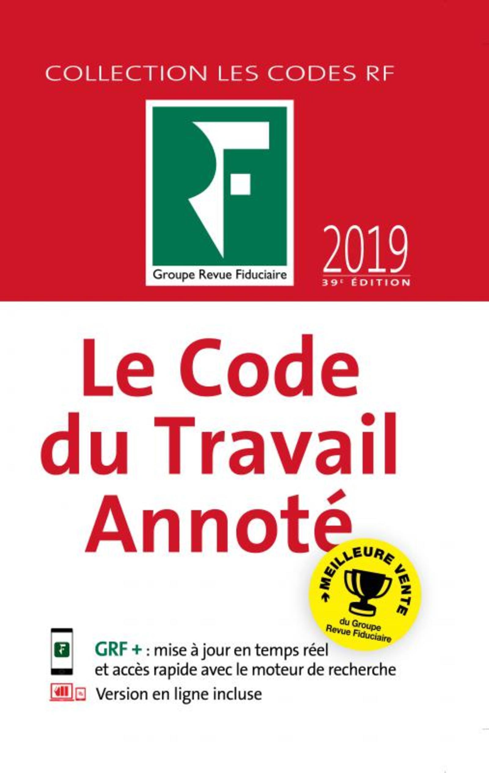 Le code du travail annote 2019