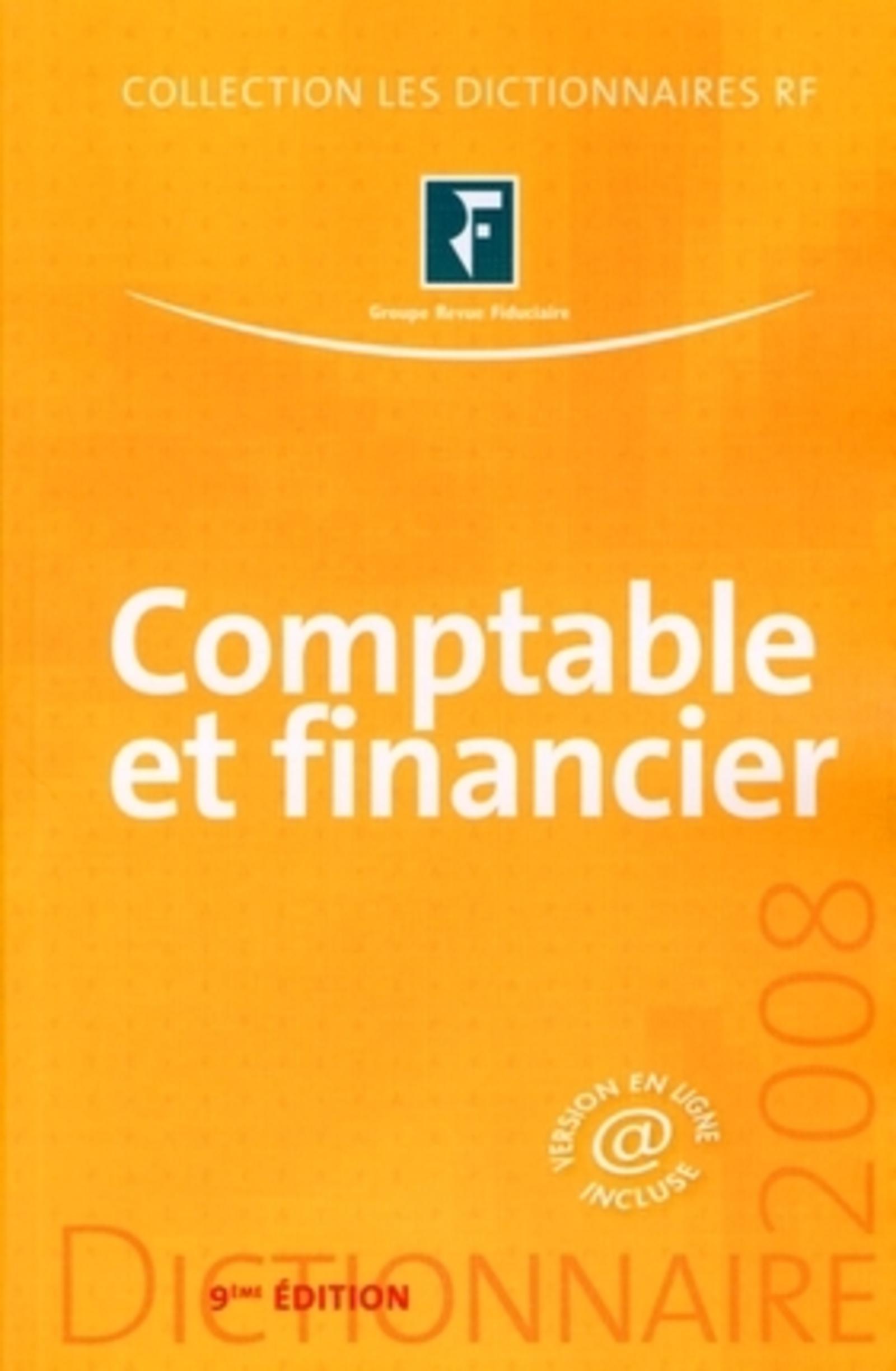 DICTIONNAIRE COMPTABLE ET FINANCIER