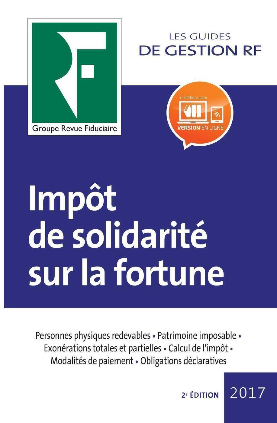 Impôt de solidarité sur la fortune 2017