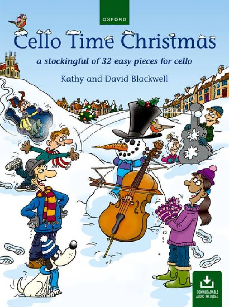 CELLO TIME CHRISTMAS; A STOCKINGFUL OF 32 EASY PIECES FOR CELLO + AUDIO ONLINE