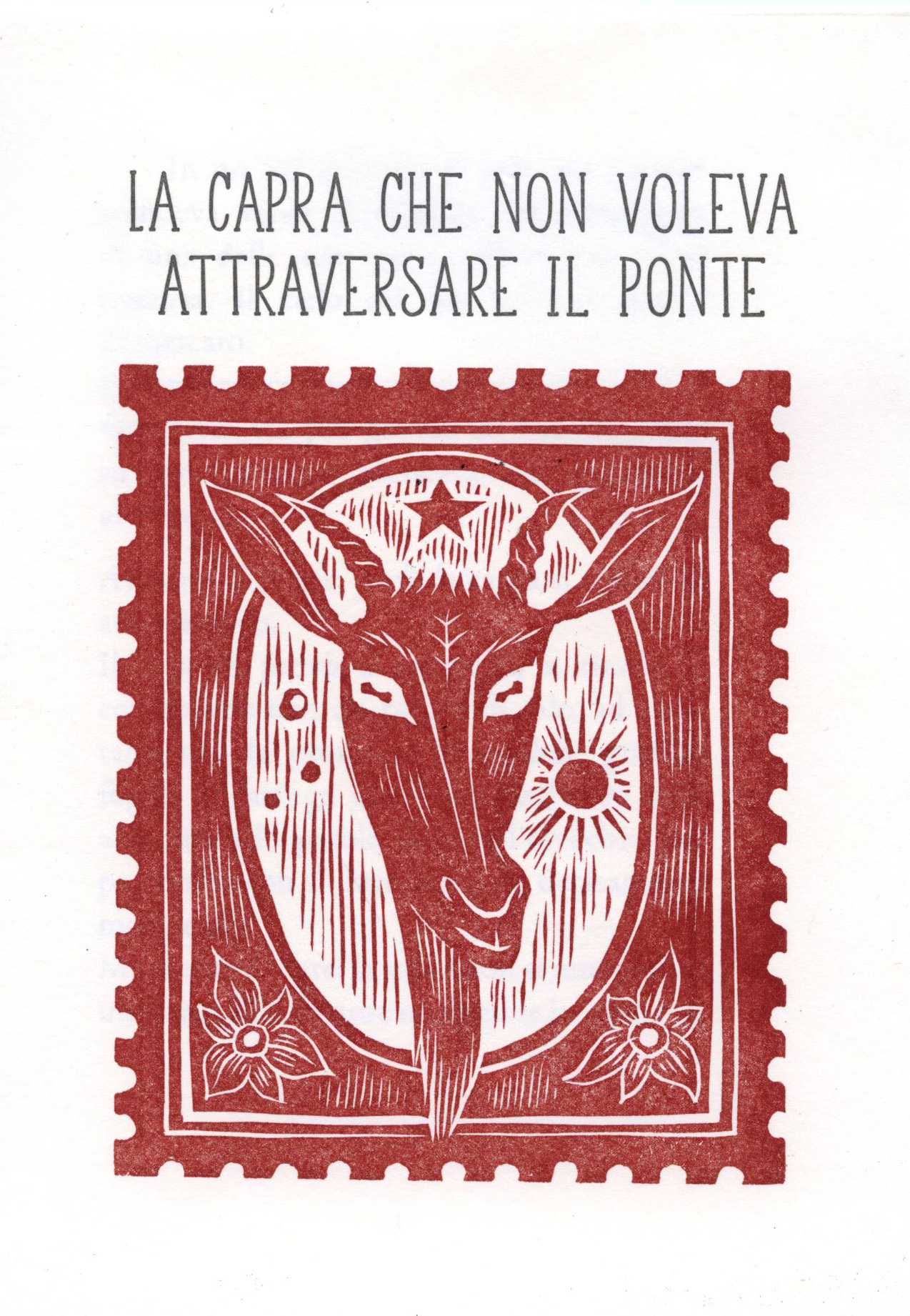 La capra che non voleva attraversare il ponte