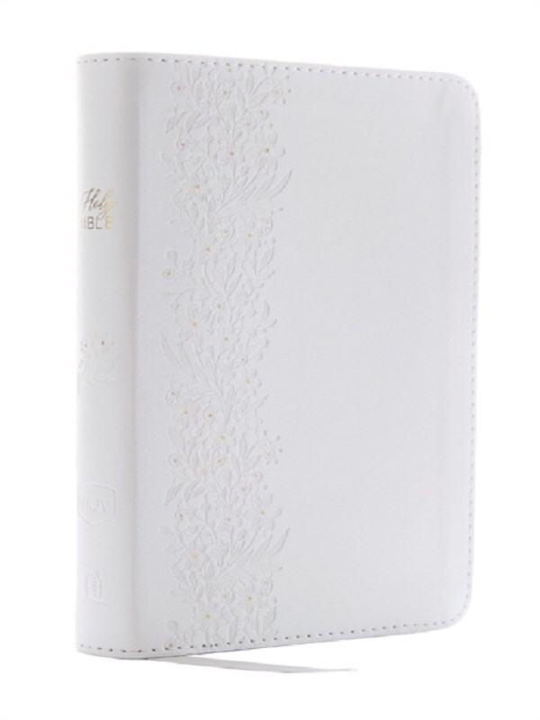NKJV, Bride's Bible, Leathersoft, White, Red Letter, Comfort Print