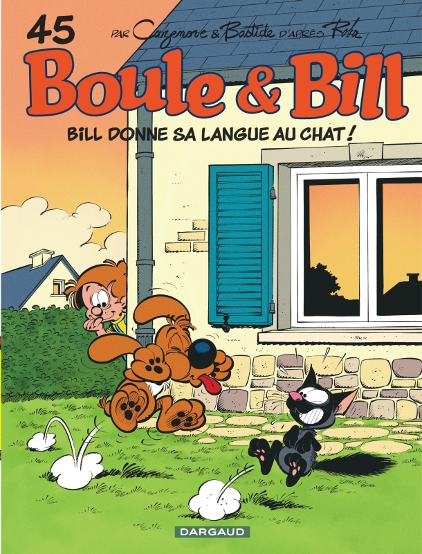 Boule & Bill - Tome 45 - Bill donne sa langue au chat