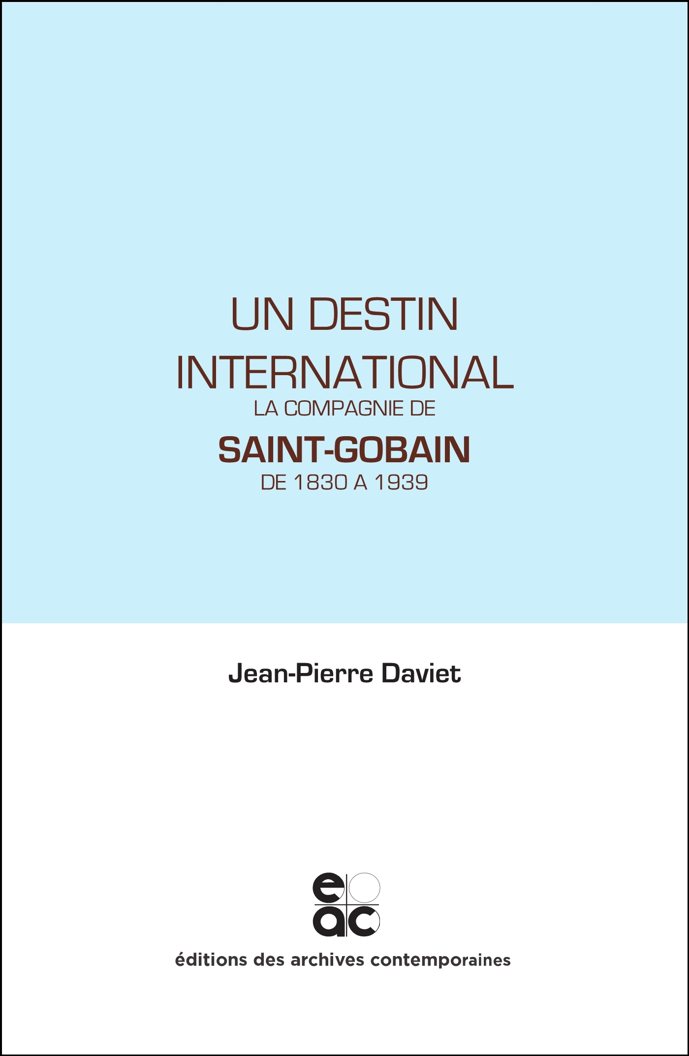 Un destin international