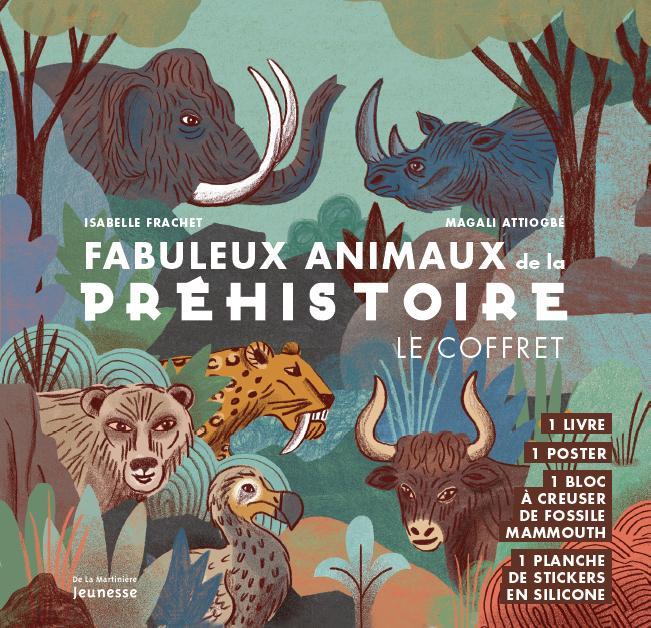 Fabuleux Animaux de la préhistoire, le coffret