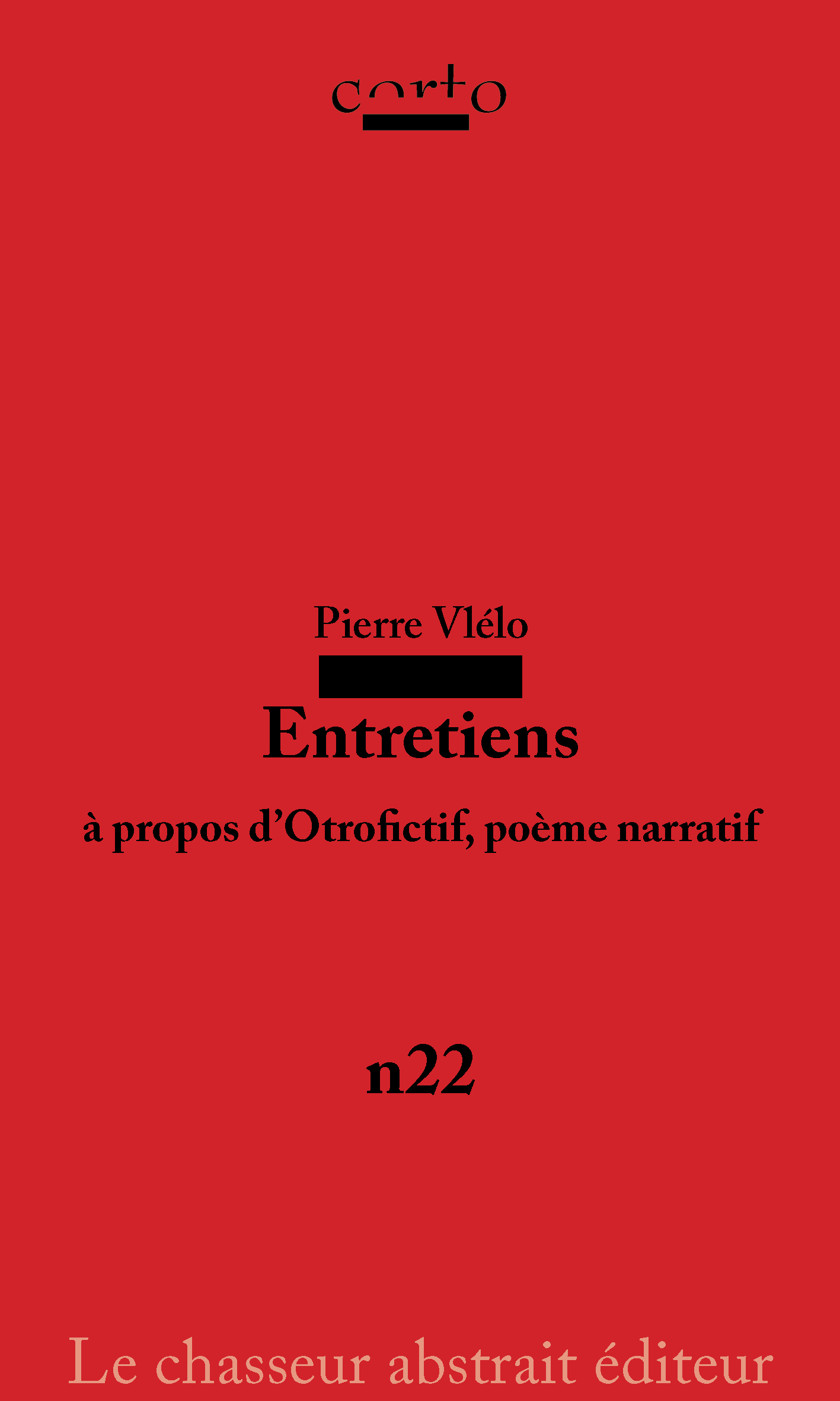 Entretiens - à propos d'Otrofictif, poème narratif