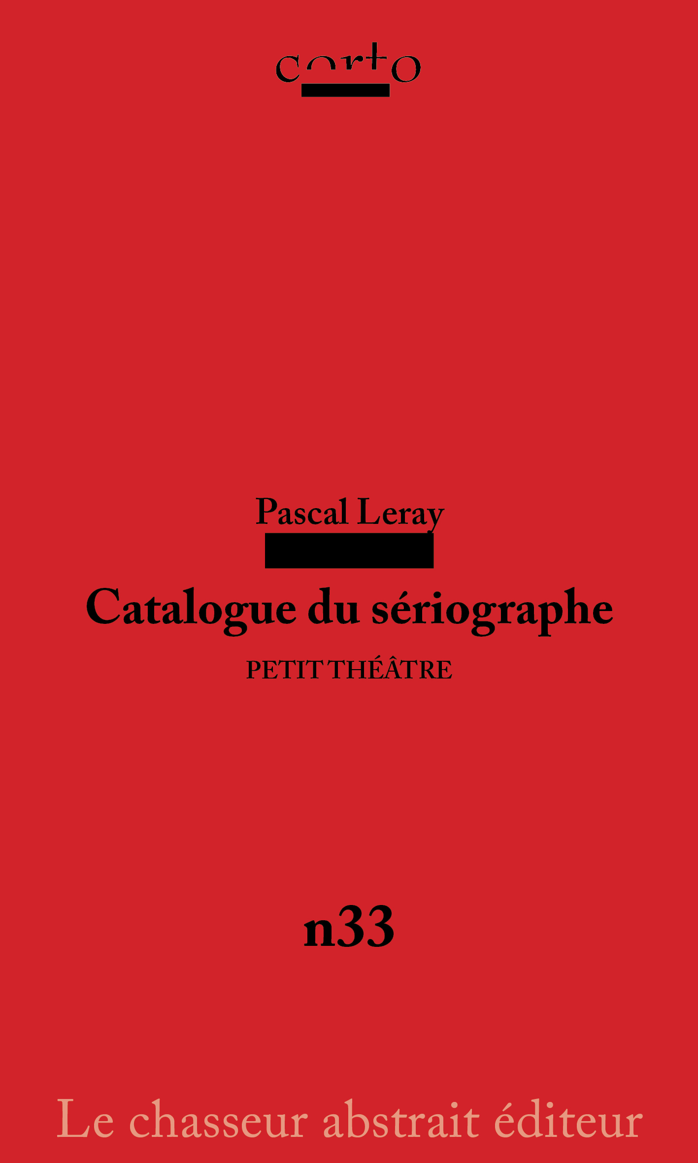 Catalogue du sériographe - PETIT THÉÂTRE