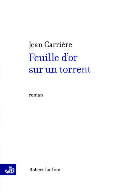 Feuille d'or sur un torrent