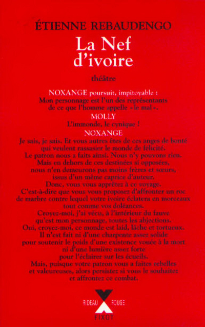 La nef d'ivoire essai lyrique pour la scène en cinq parties