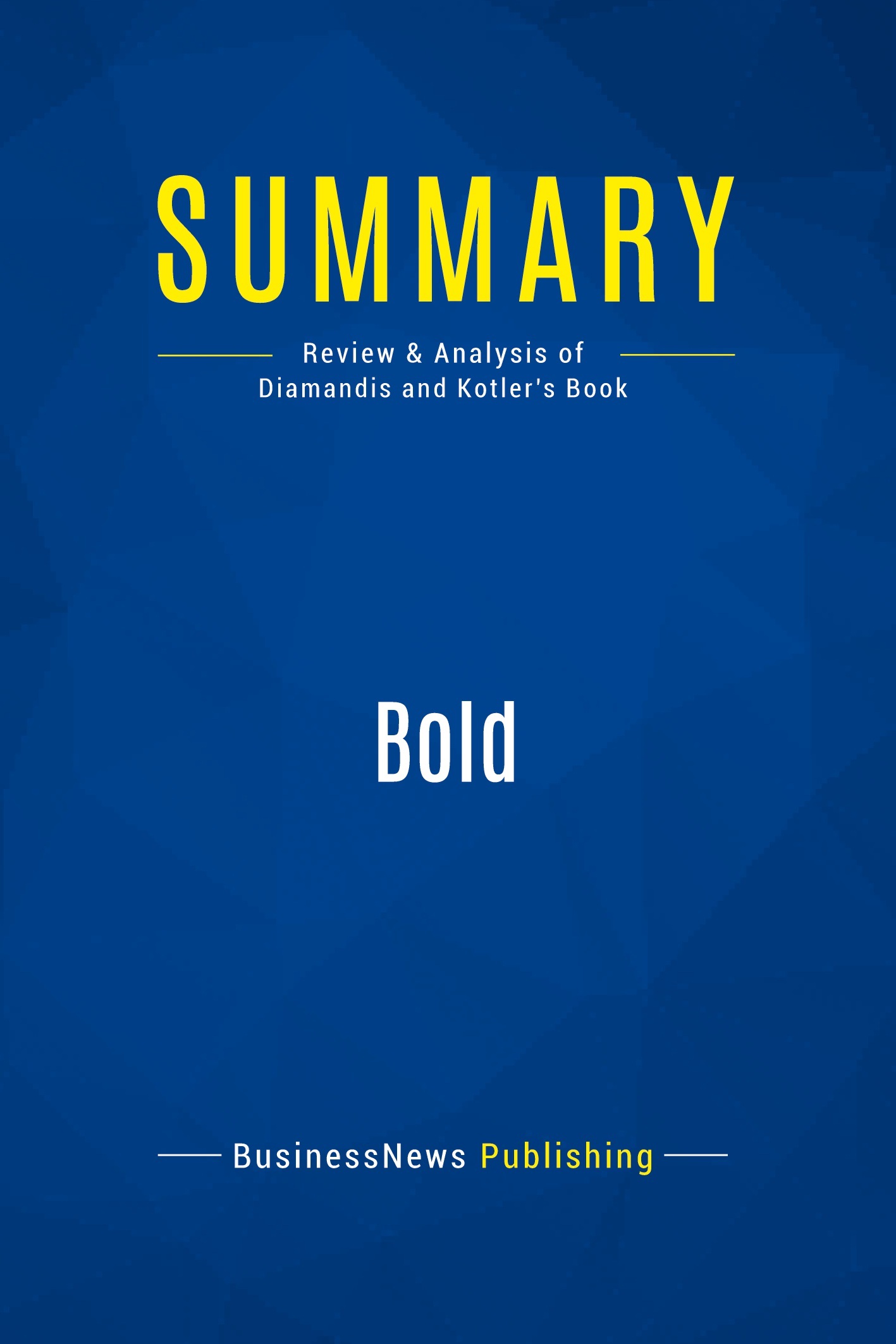 Summary: Bold