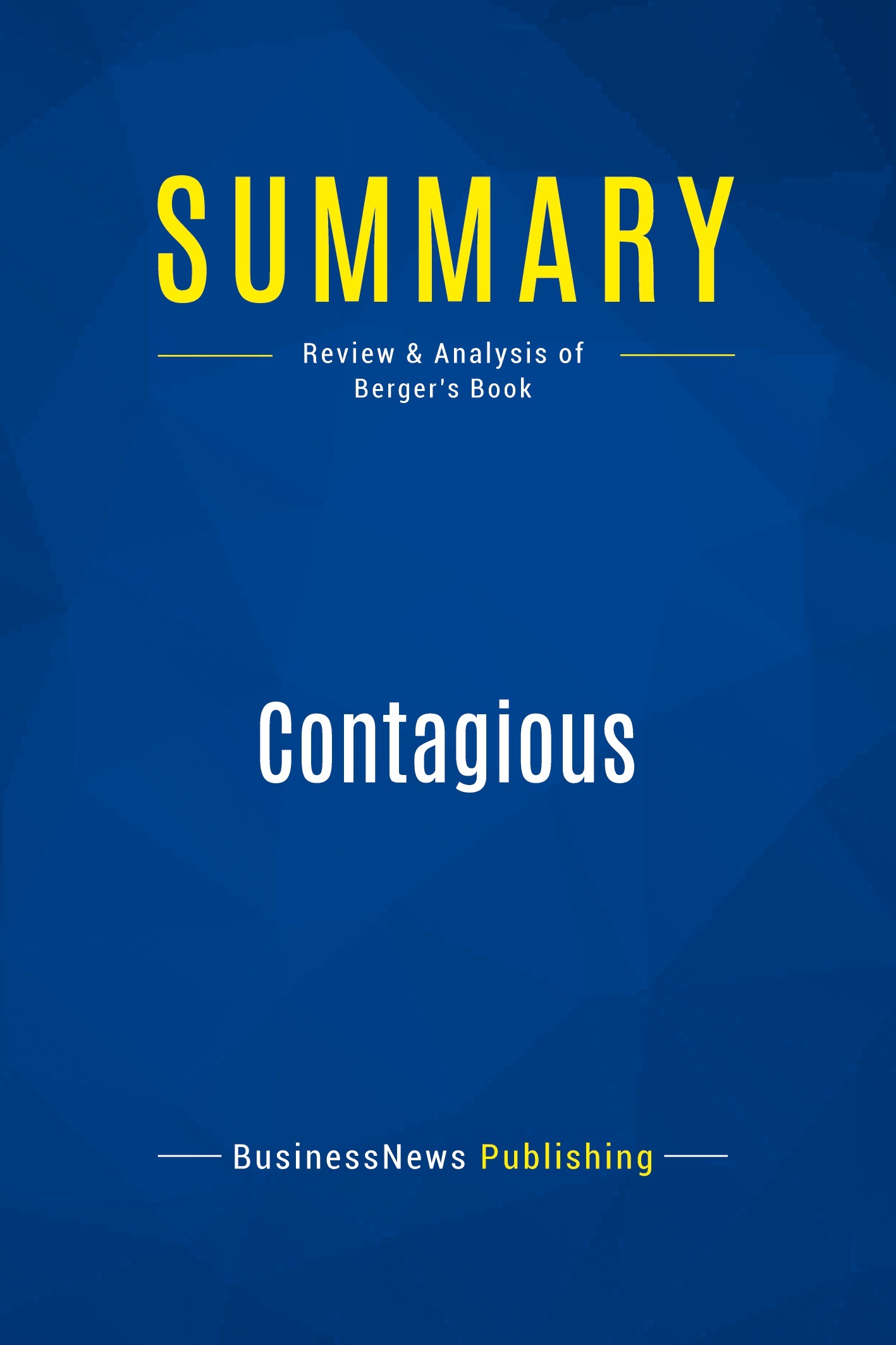 Summary: Contagious