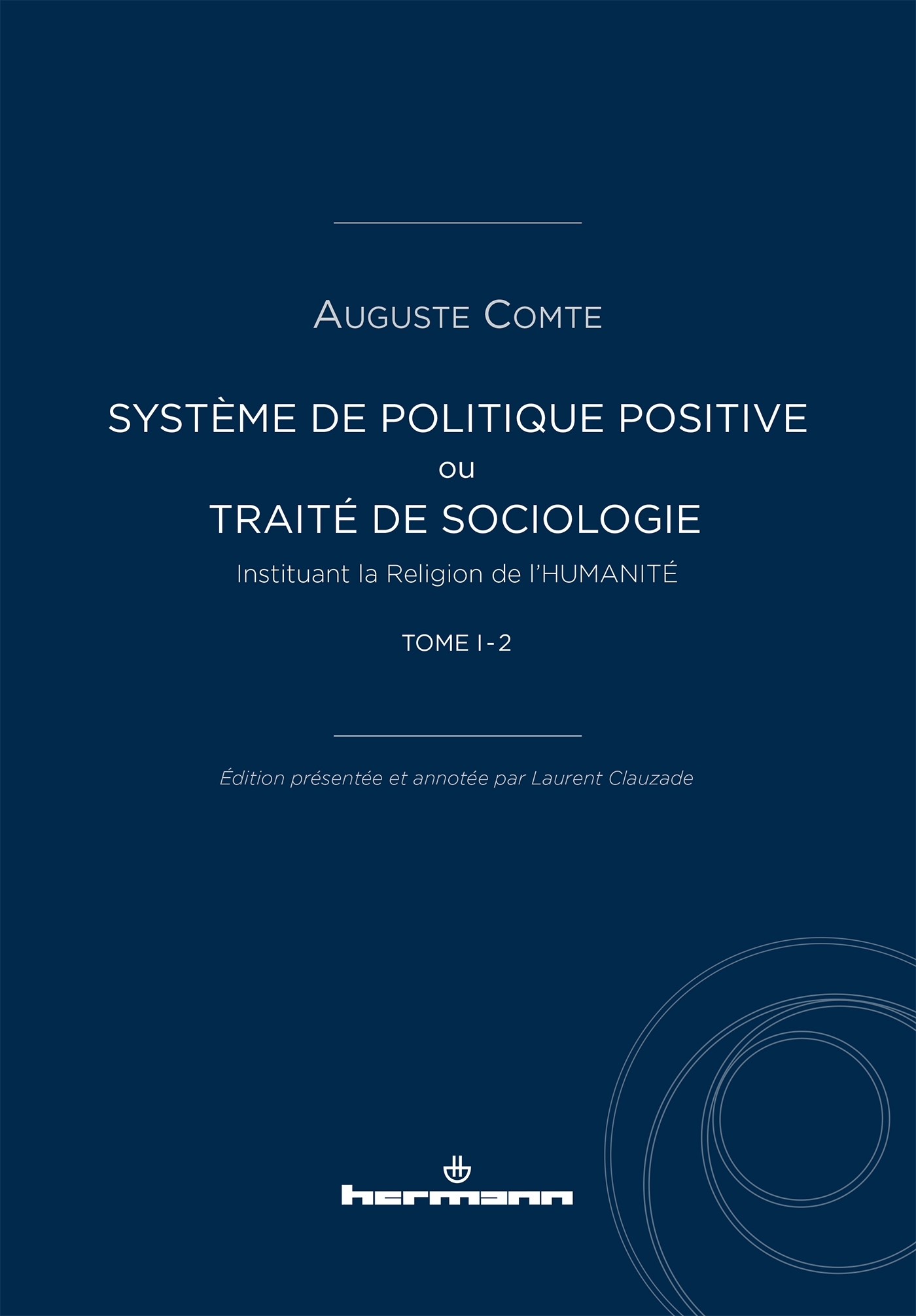 Système de politique positive, tome I - 2