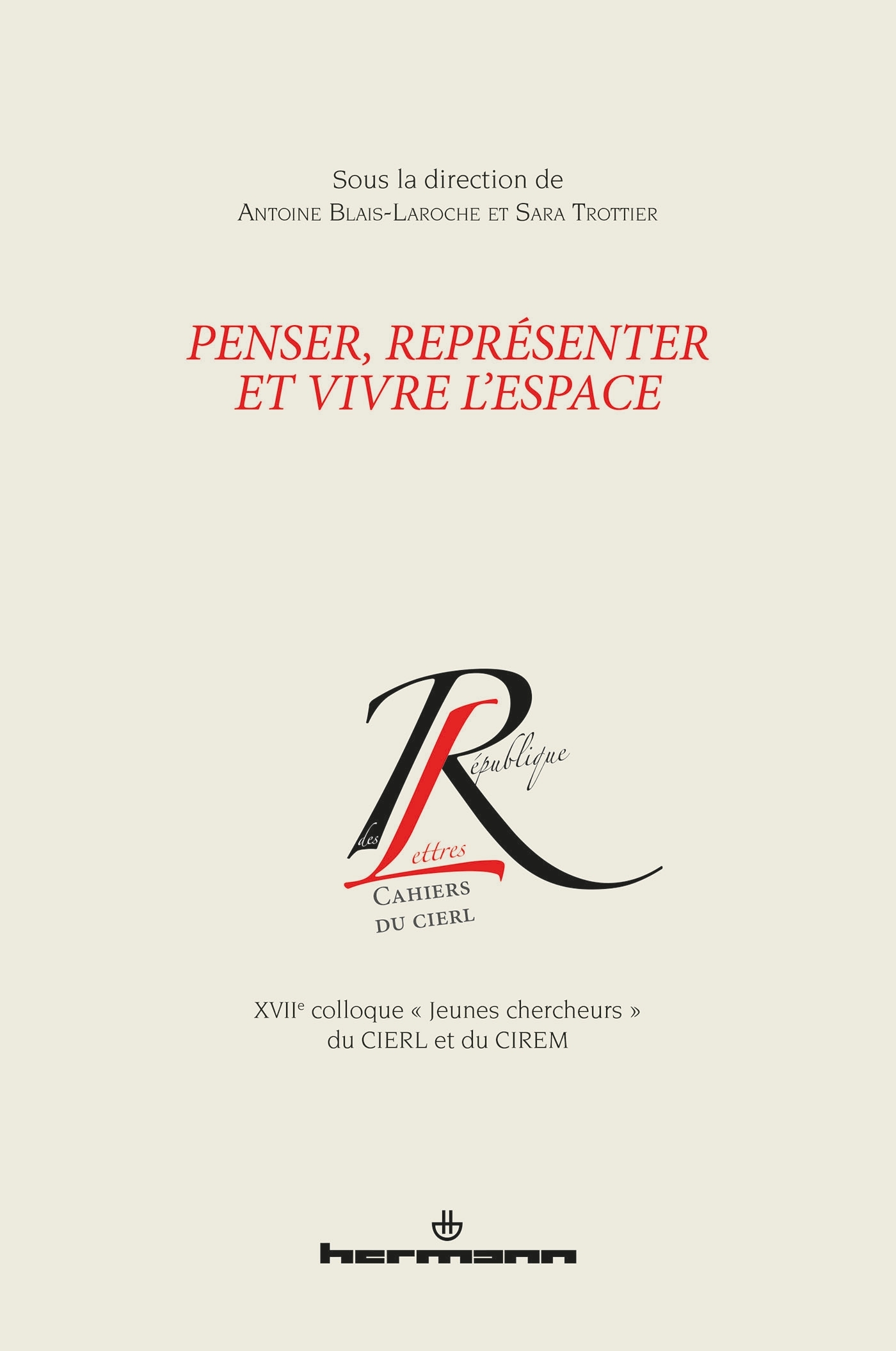 Penser, représenter et vivre l'espace