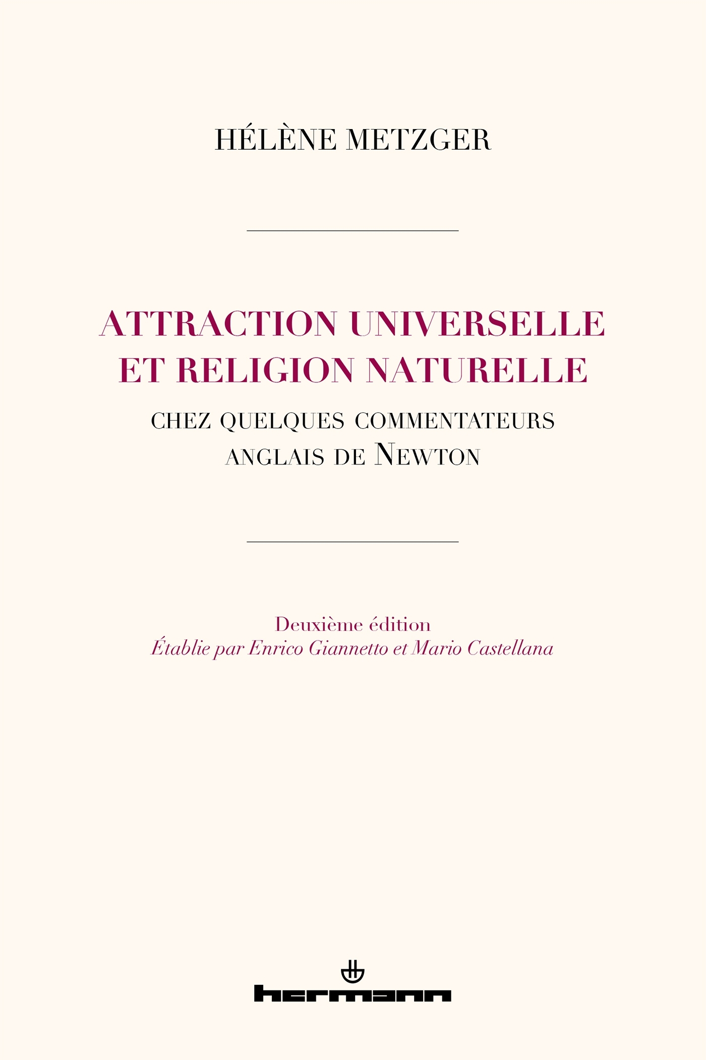 Attraction universelle et religion naturelle