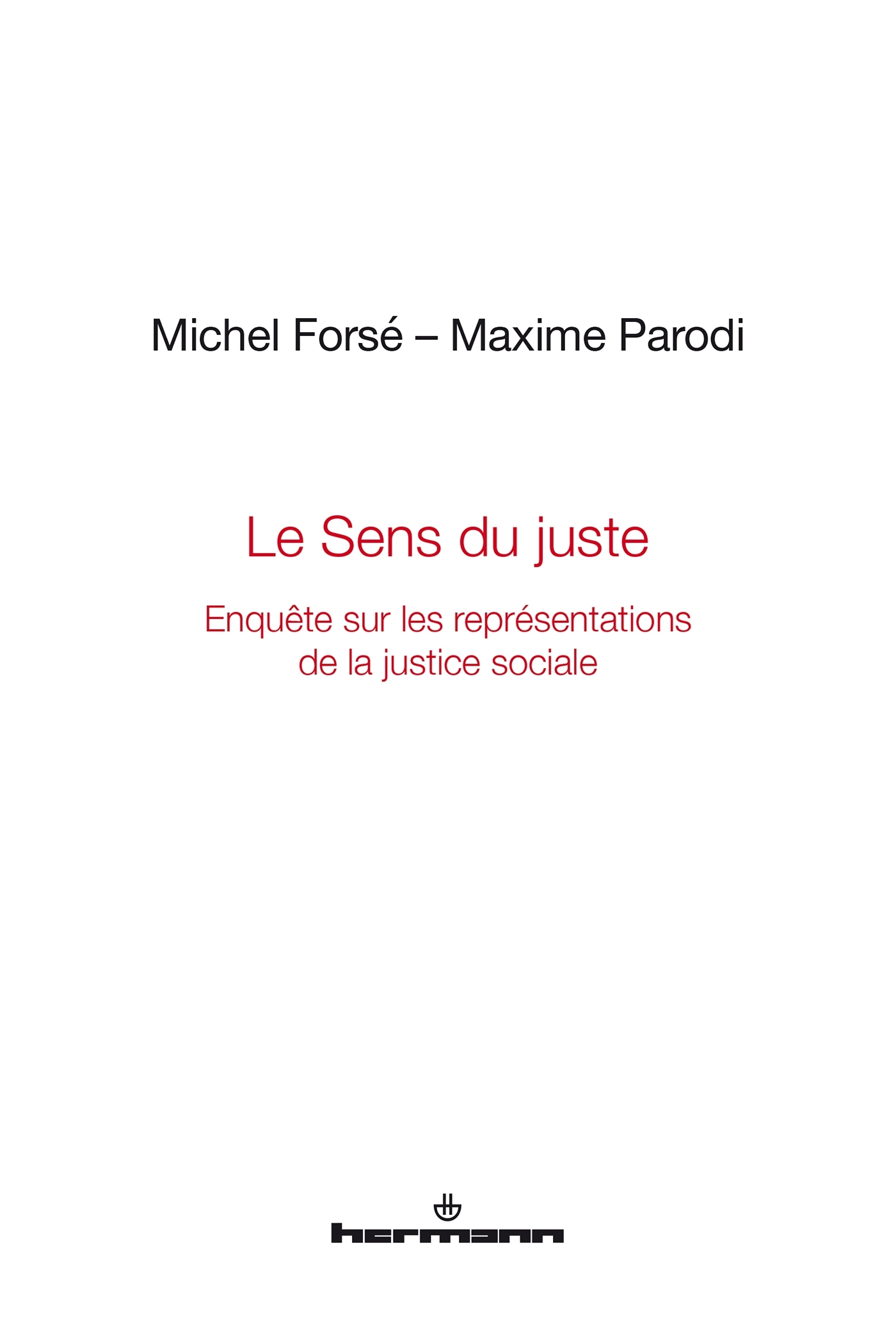 Le Sens du juste