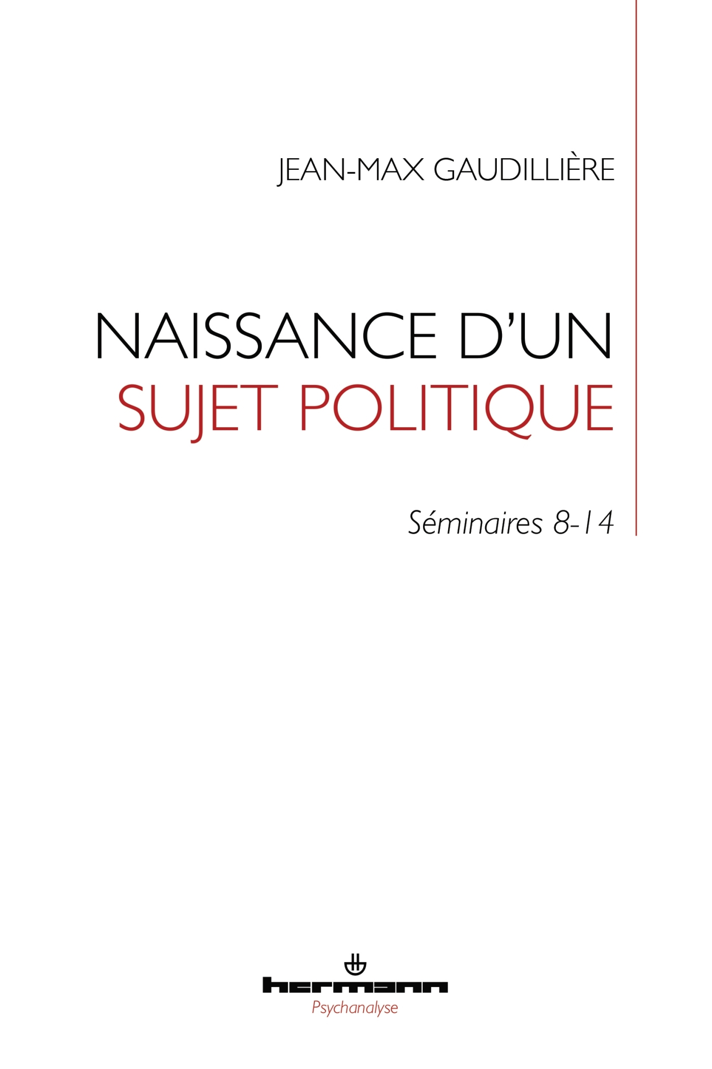 Naissance d'un sujet politique