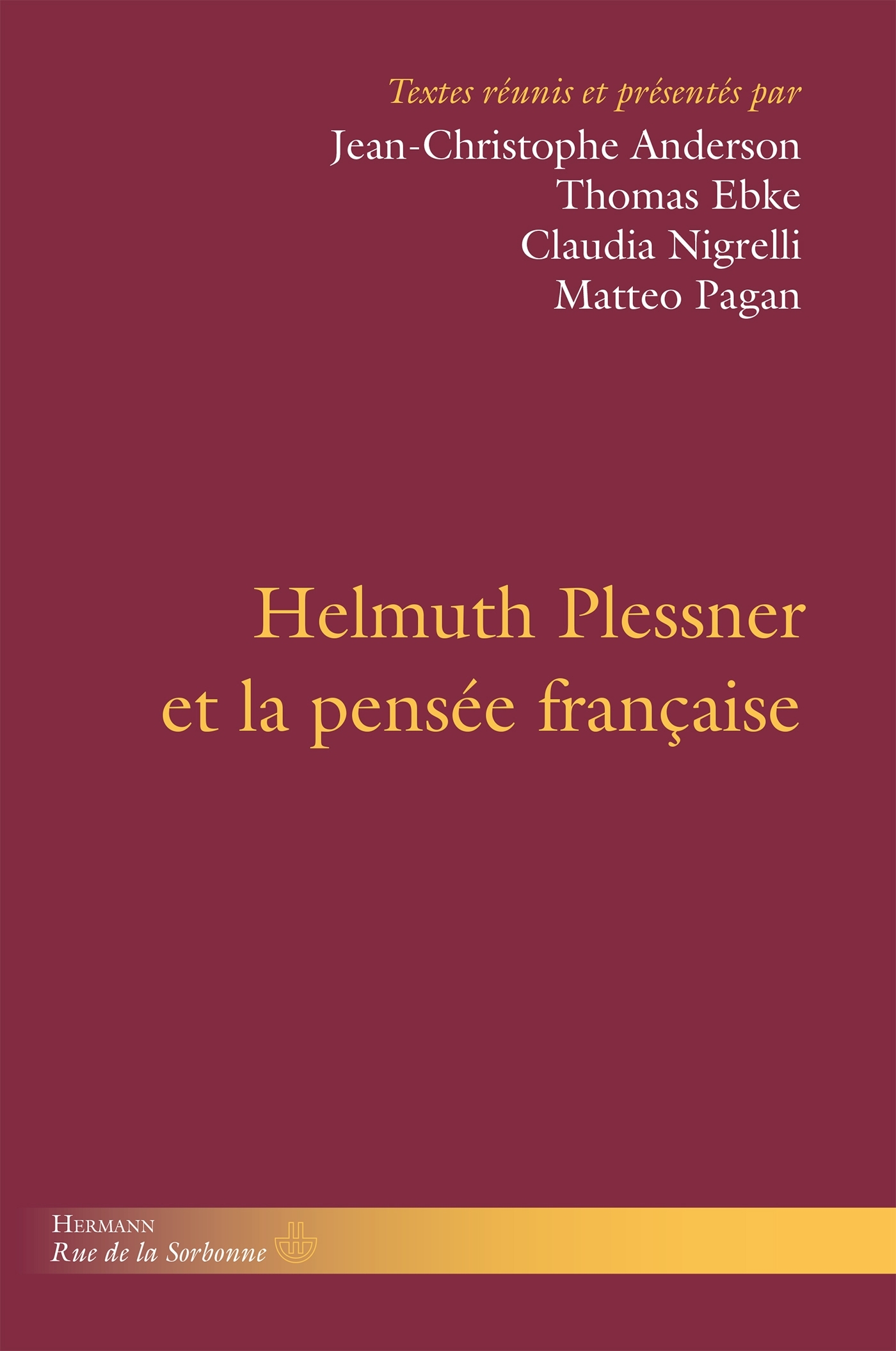 Helmuth Plessner et la pensée française