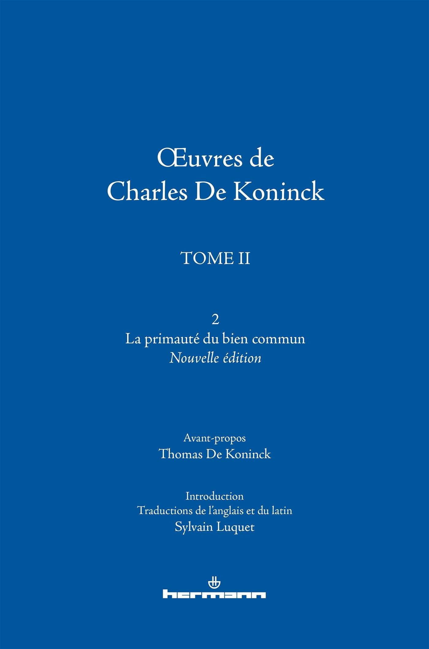 OEuvres de Charles De Koninck