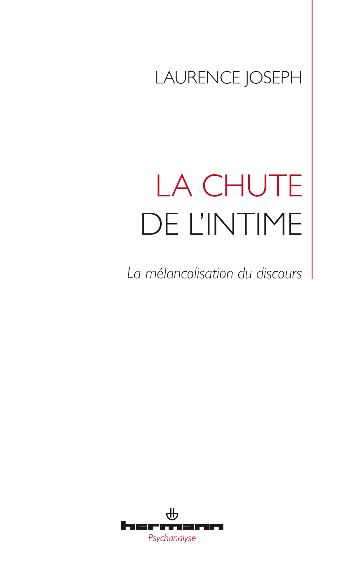 La chute de l'intime