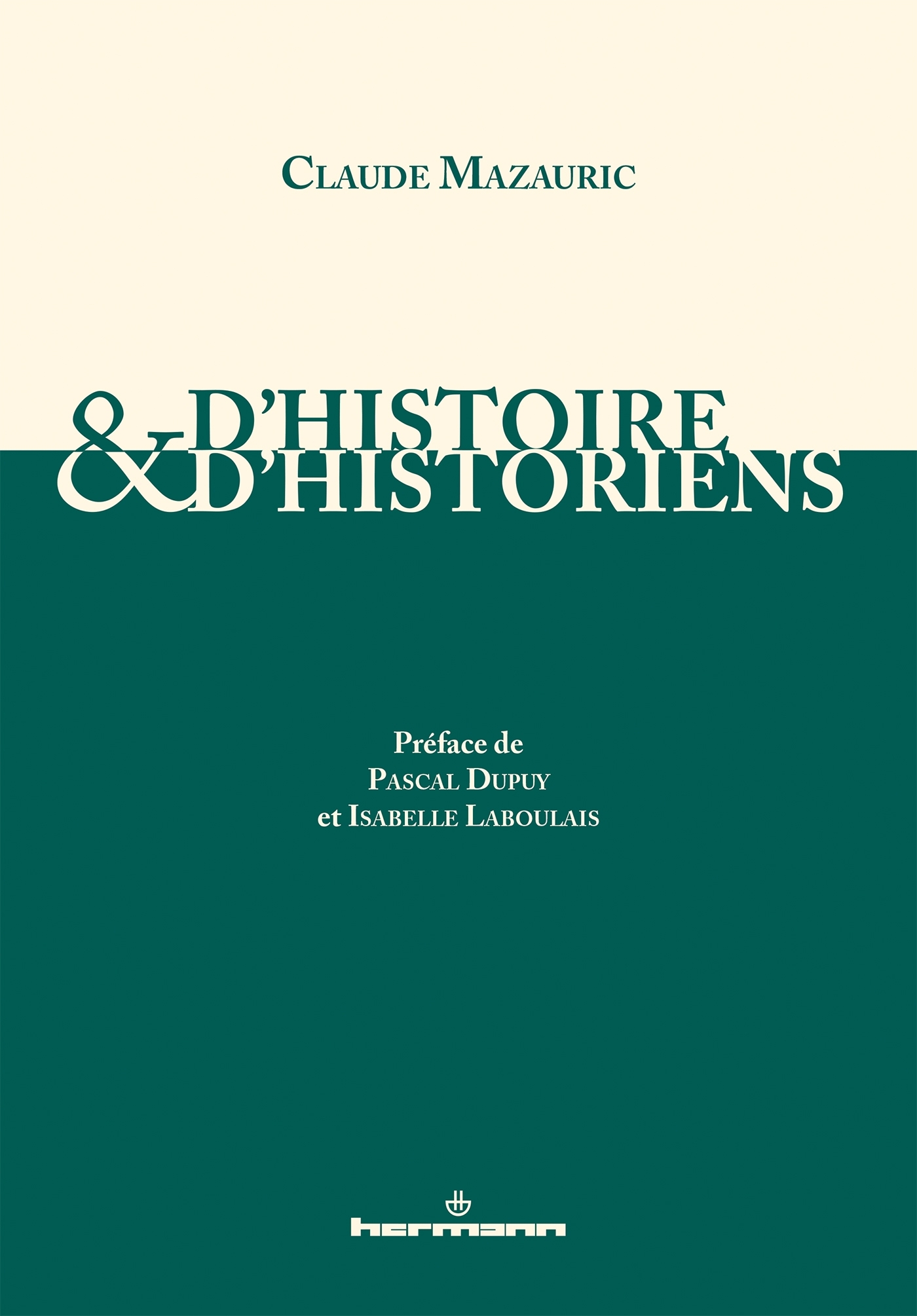 D'histoire et d'historiens