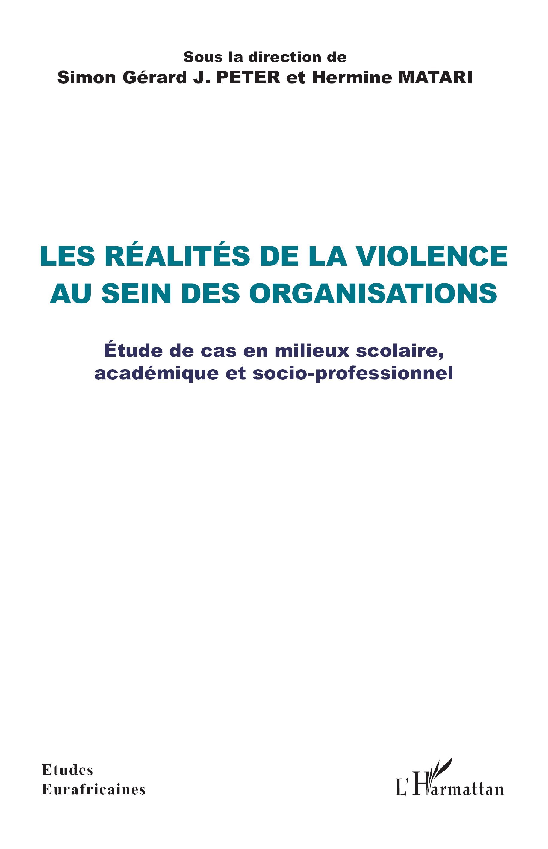 Les réalités de la violence au sein des organisations