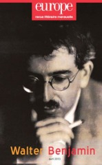 WALTER BENJAMIN N1008 AVRIL 2013