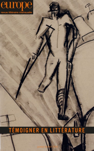 TEMOIGNER EN LITTERATURE N 1041 1042 JANV FEV2016