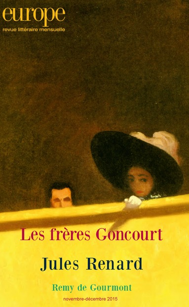 LES FRERES GONCOURT / JULES RENARD N1039-1040