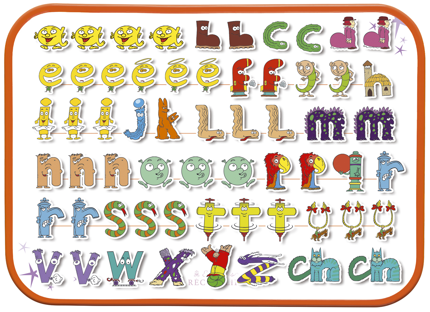 Les Alphas - Ardoise magnétique -nouvelle édition-