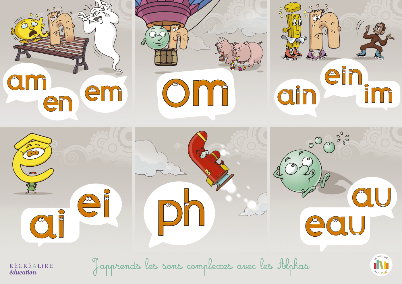 Sous-main des Alphas "Les sons complexes" CP