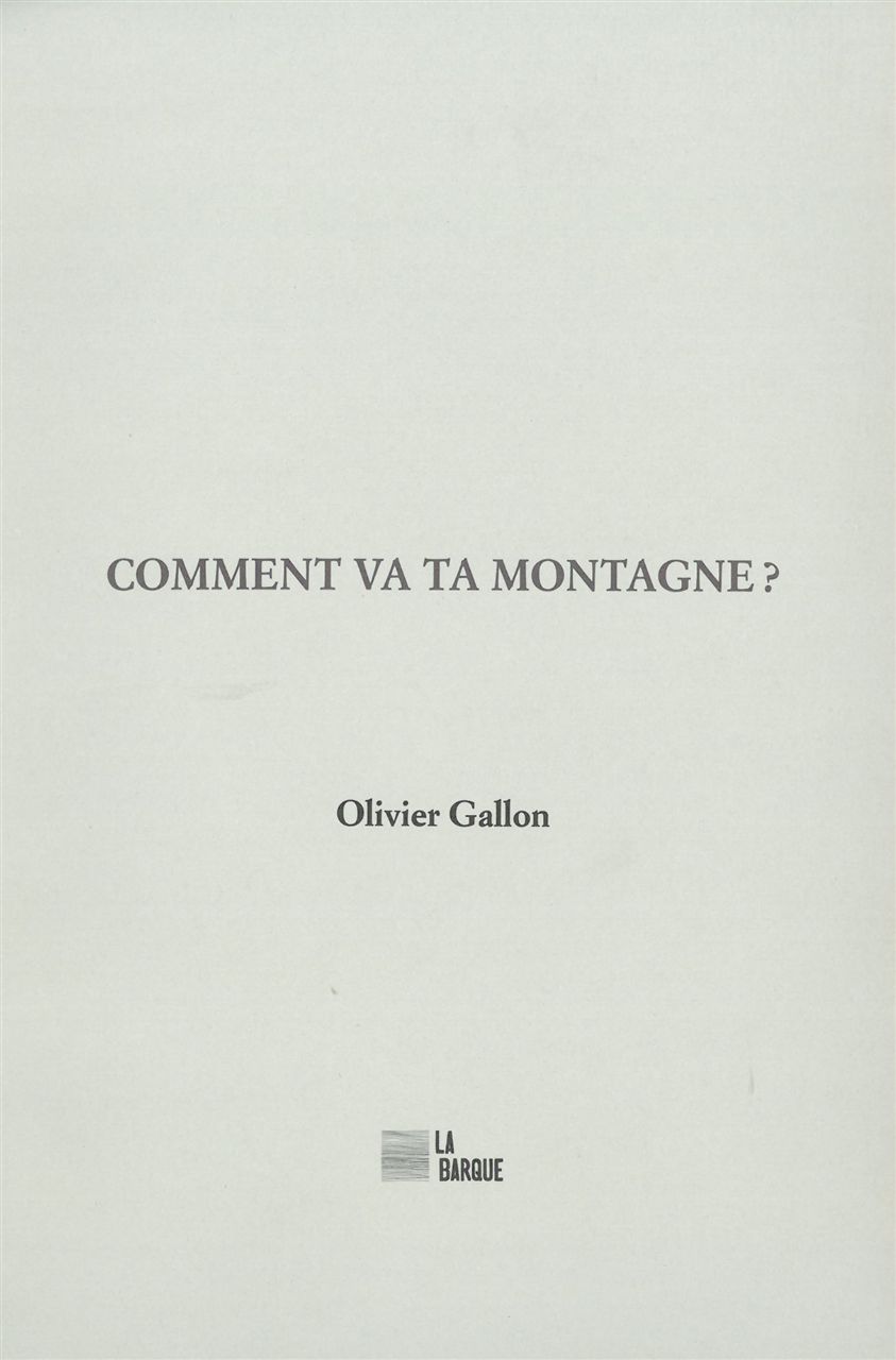 Comment va ta montagne ?