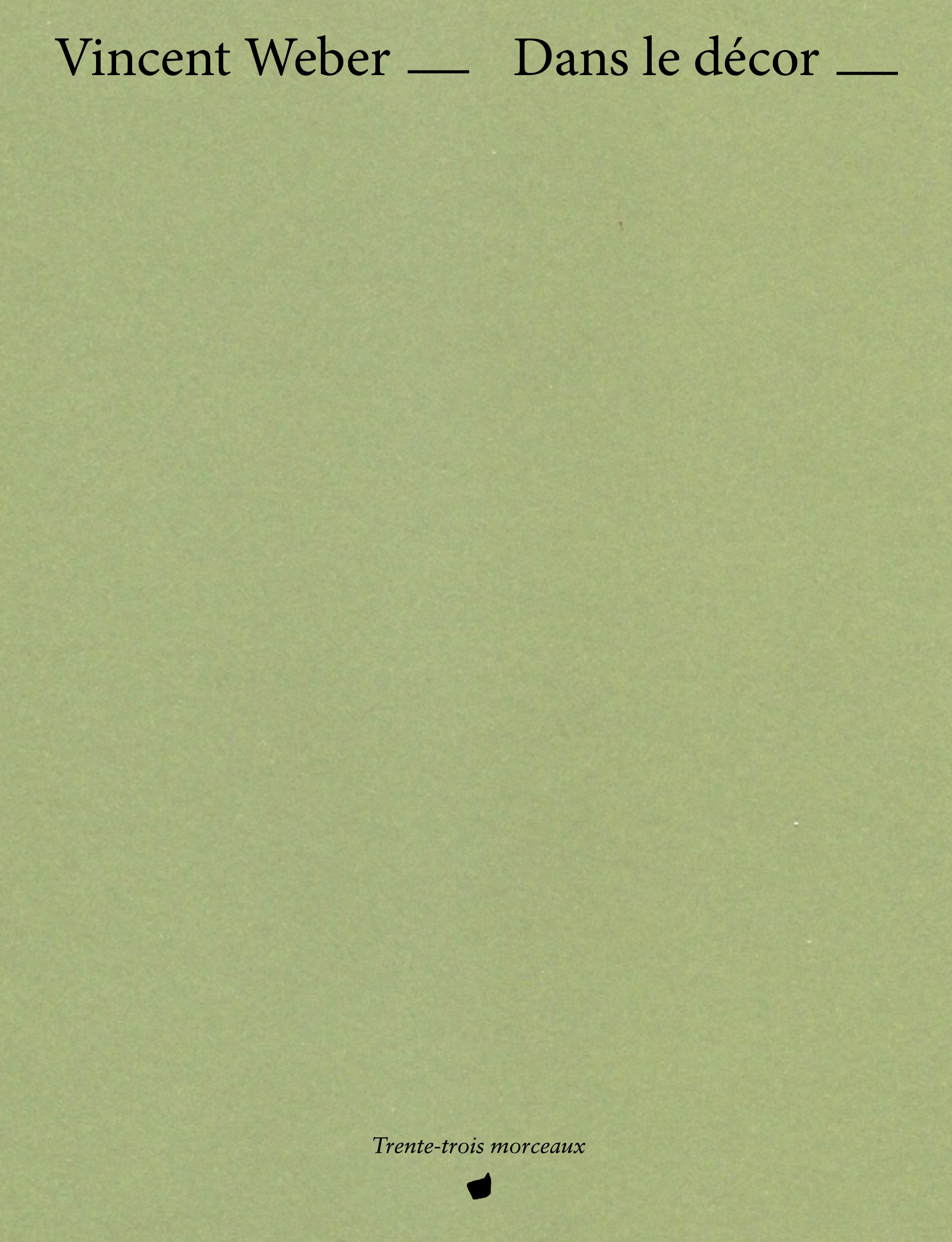 Dans le décor - roman