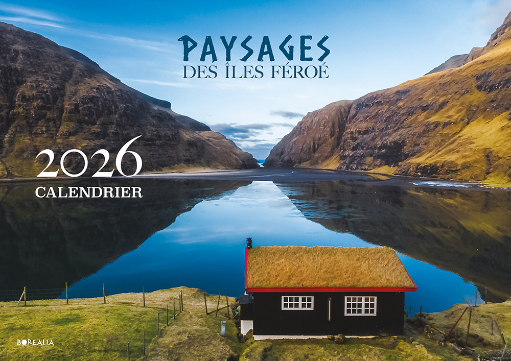 Calendrier 2026 - Paysages des îles Féroé