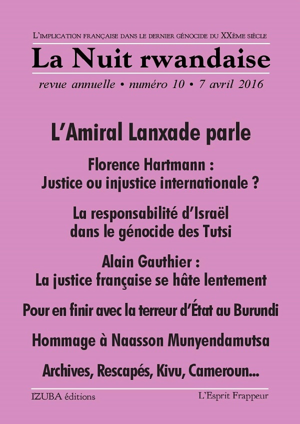 La Nuit Rwandaise n°2 – revue annuelle, 7 avril 2008
