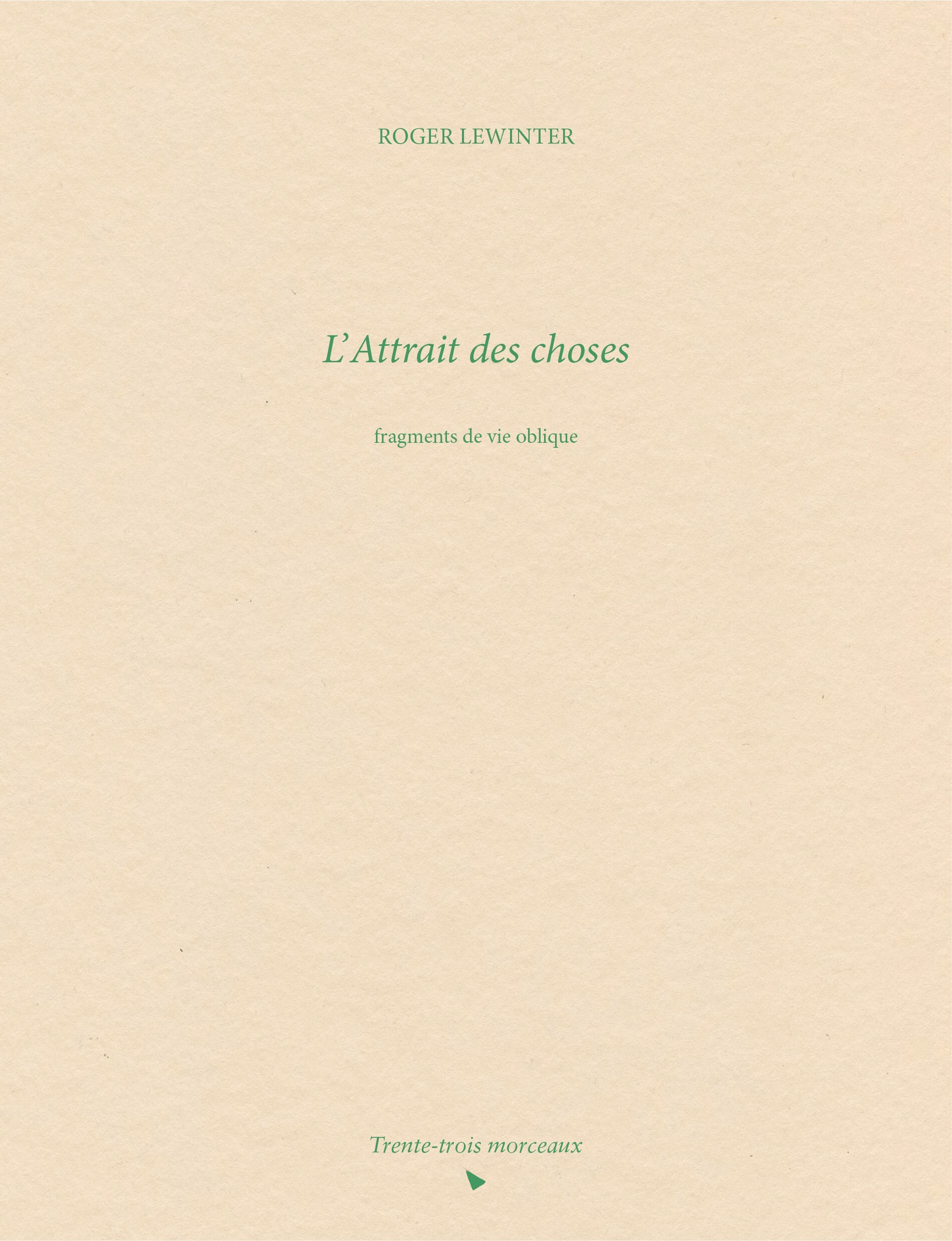 L' Attrait des choses