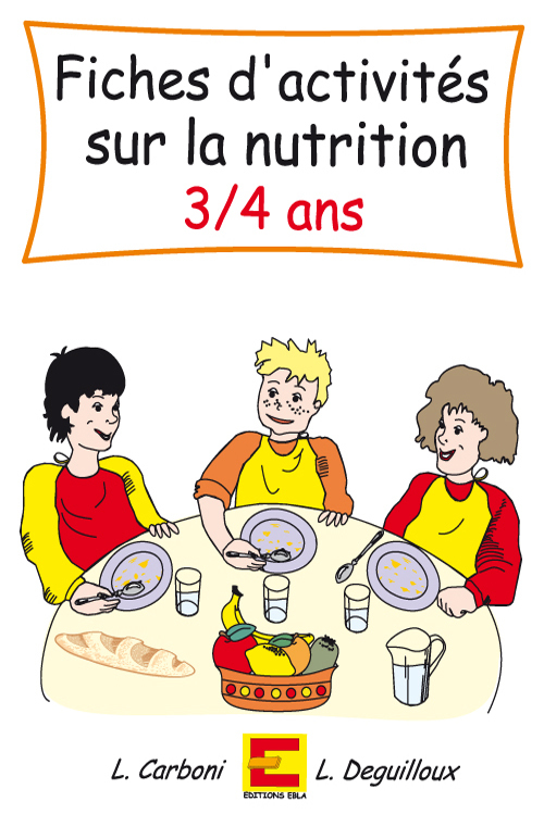Fiches d'activités sur la nutrition 3-4 ans