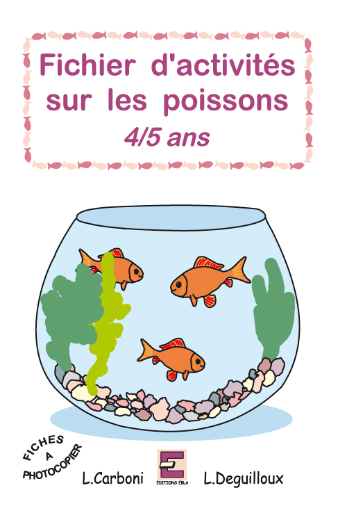 Fiches d'activités sur les poissons 4/5 ans