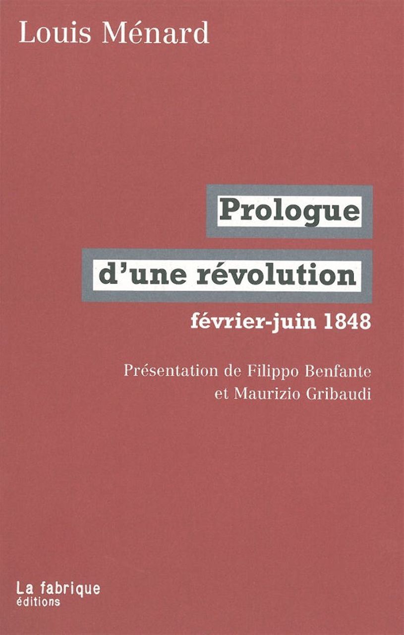 Prologue d'une Révolution