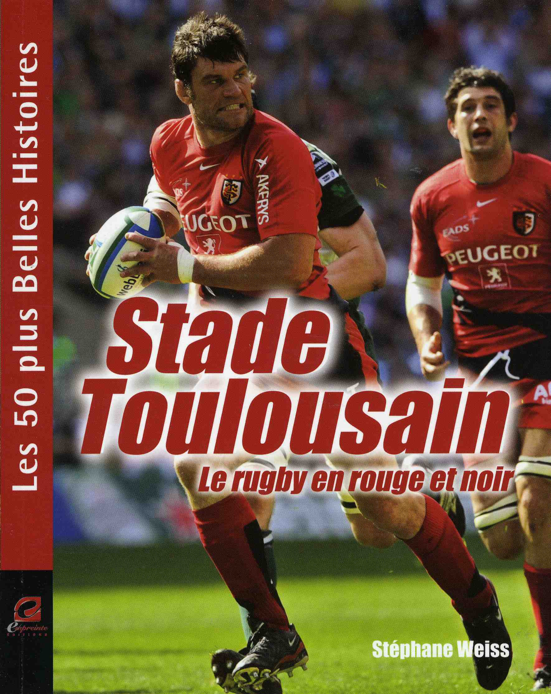 Stade toulousain - le rugby en rouge et noir